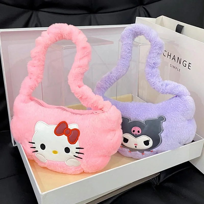 Sanrio Hello Kitty Fluffy Crossbody Bag