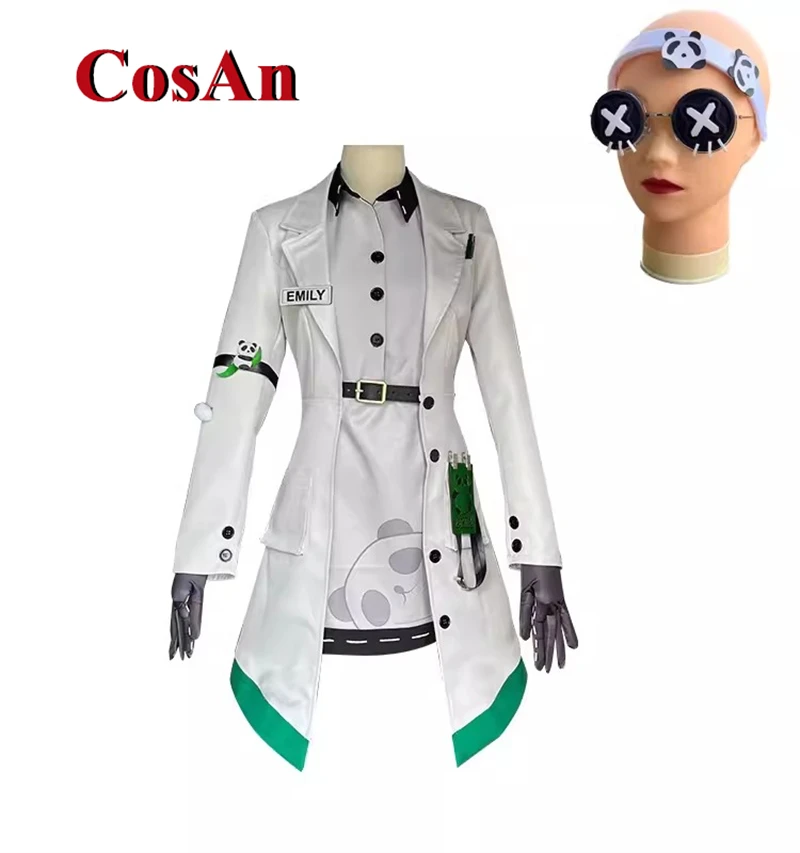 Cosan Game Identity V Emily Dyer Lydia Jones Doctor Panda Costume Cosplay Anime Shade Of Bamboo Guardian