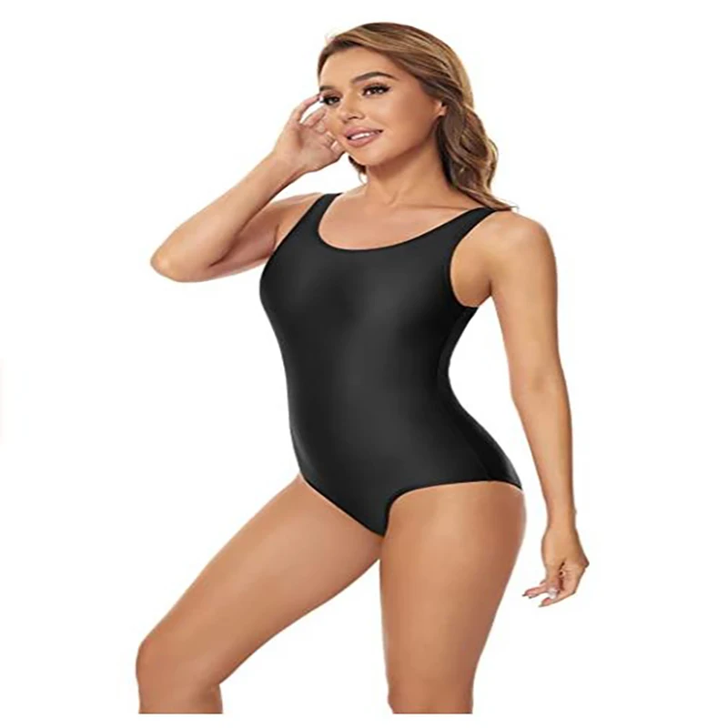Girls Gymnastics Leotard Speerise Women Sleeveless One Piece Tank Leotard Bodysuit Unisex White Leotard Women Stretch & Spandex Gymnastics Dance