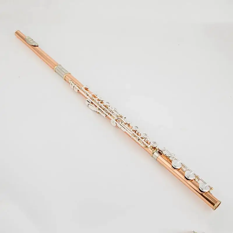 Quantz PF 8950ES Flute High Quality Phosphor copper 17 Keys Flute Open Hole E Mech Musical Instrument