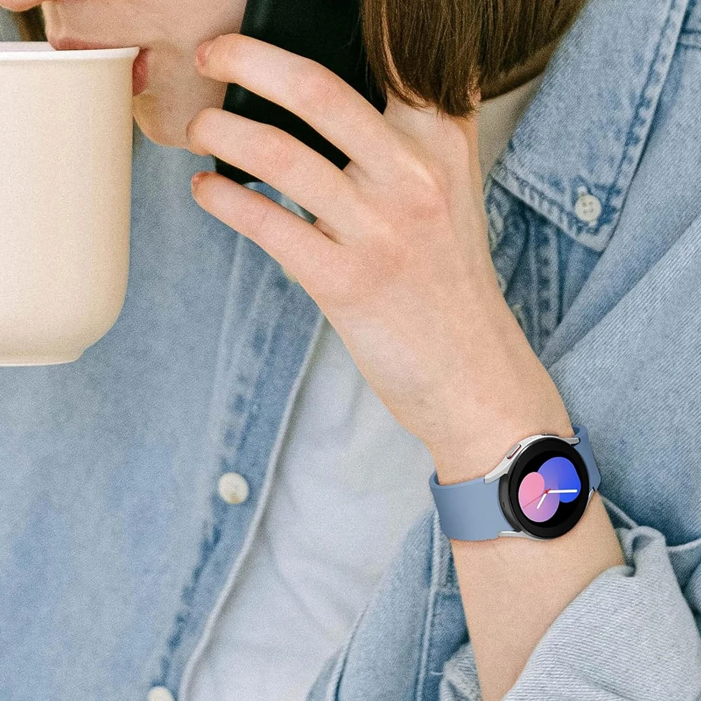 Seamless Silicone Strap for Galaxy Watch - Premium Design Bracelet Band