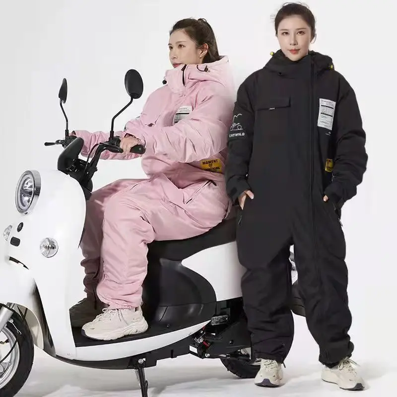 Motorcycle Jacket Winter Windproof Snow-proof Cold-proof For Electric Vehicle Skiing Riding