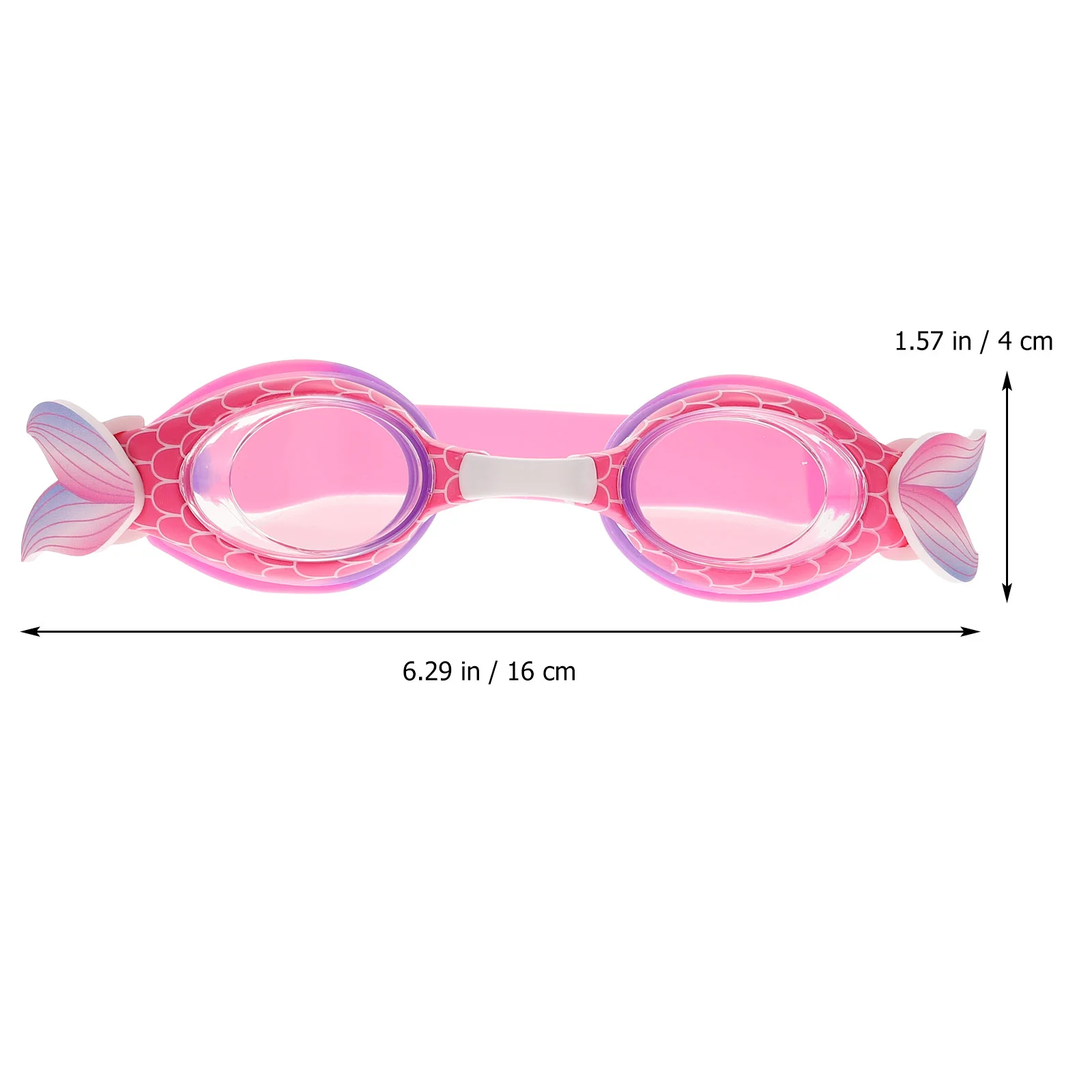 Children's Swimming Goggles Glasses Kids Mermaid Eyelash Toddler Silicone for Boy