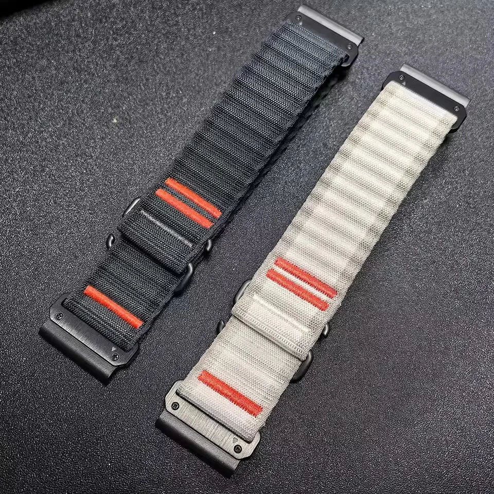 Woven Sports Watch Band - QuickFit Design, 22mm/26mm, Durable and Stylish Strap
