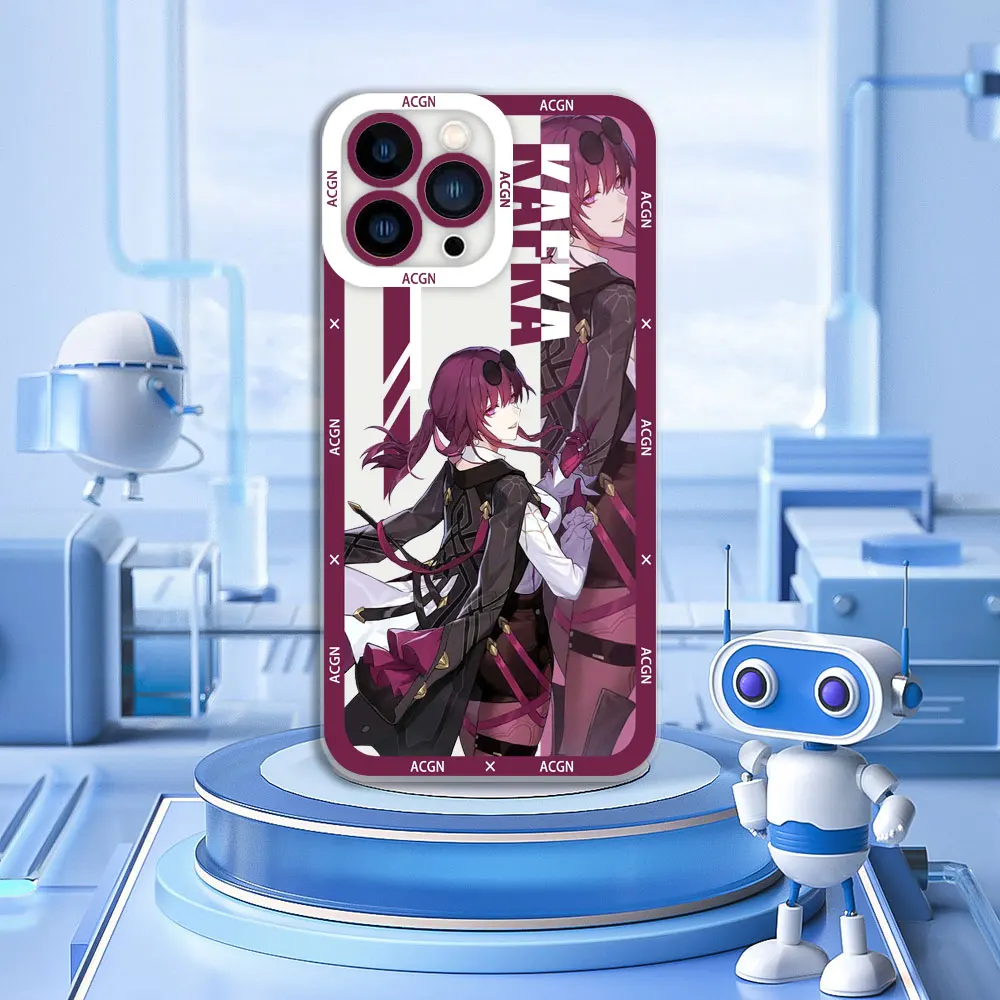 Elegant Honkai Star Rail Kafka Blade Clear Soft Phone Case Cover