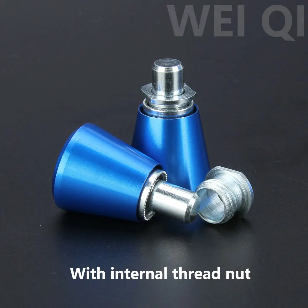 Stainless Steel Knurled Plungers Large In Stock Aluminum Spring Loaded Plunger Hold-Open Feature Spring Plunger With Internal Nut