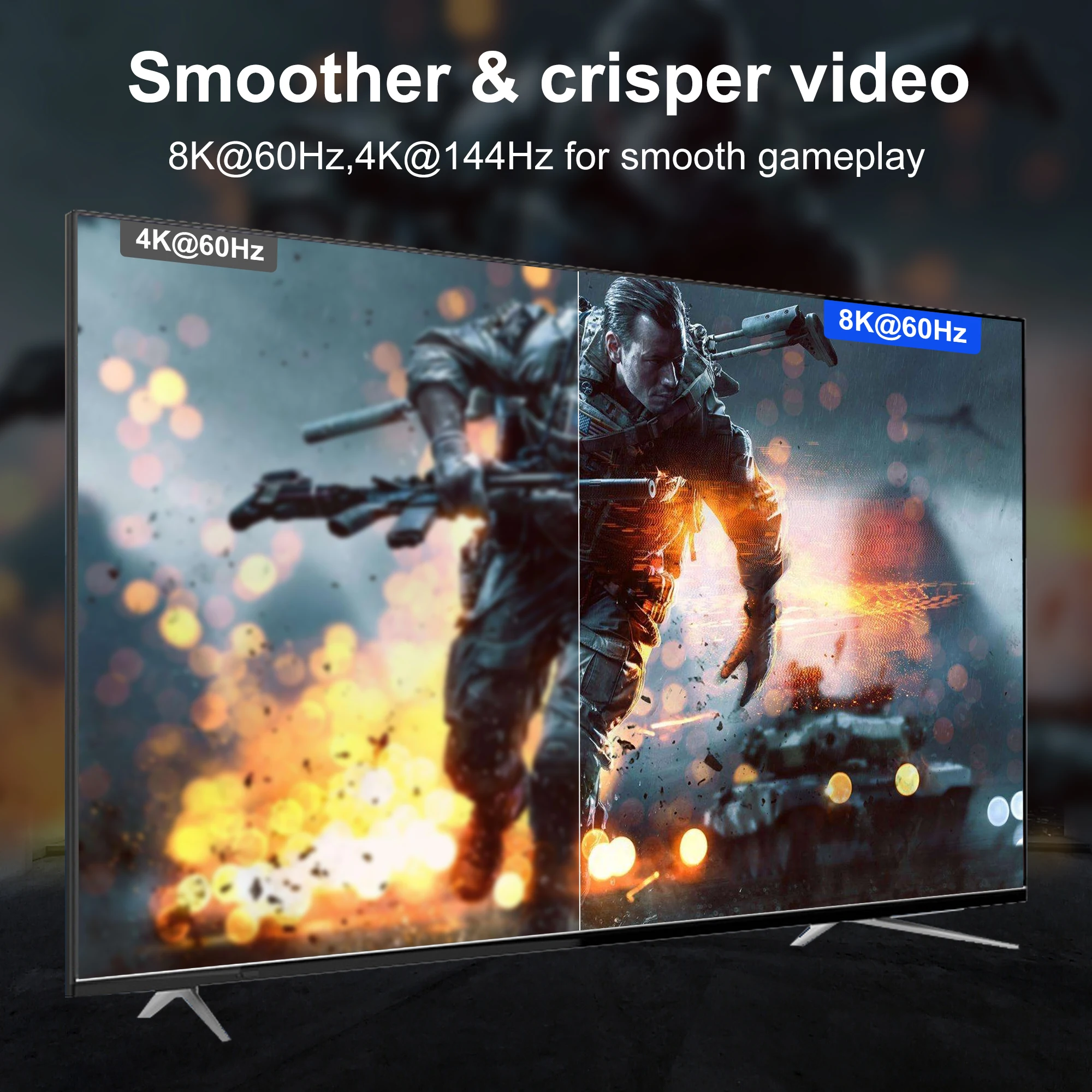 Ʈ TV Xbox  ̹ Ϳ ÷ Ʈ  ̺, DP-DP ̺, 48gbps, 8K @ 60Hz, 4K @ 144Hz, 2K @ 240Hz HDR