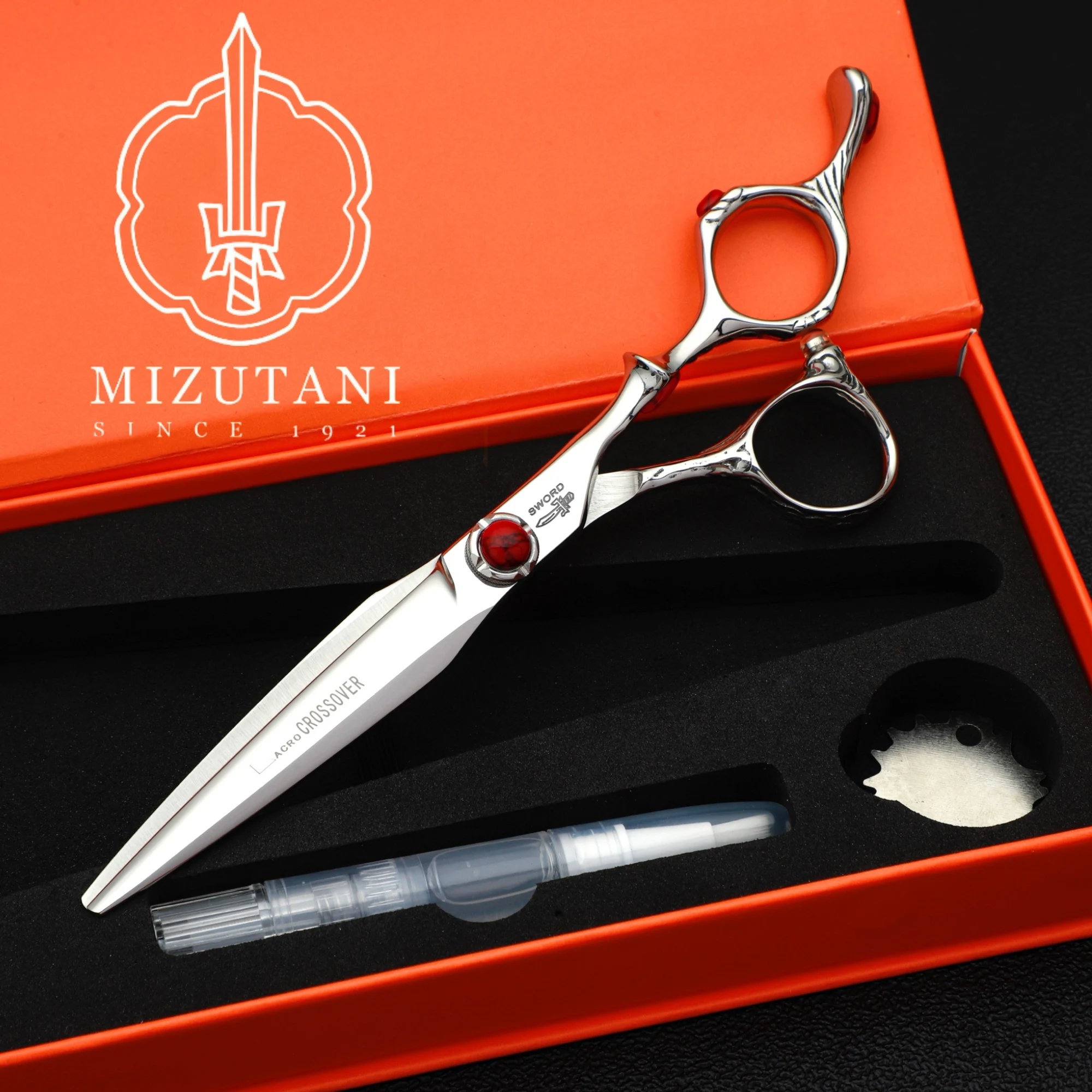 

MIZUTANI professional hairdressing scissors thinning shears 6-6.5-7 inch barber scissors VG10 steel Hair cutting machine