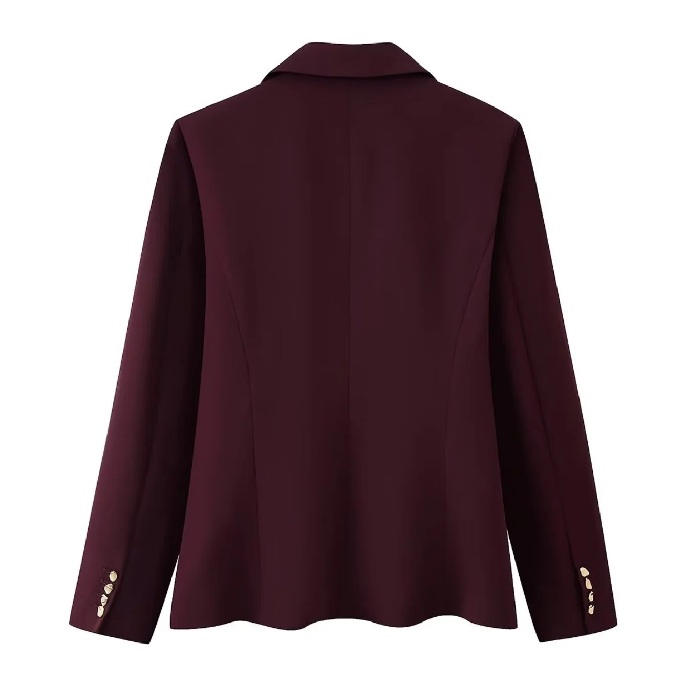 Women Elegant Suit Leg Pants Sets Or Lady Single Button Long Sleeved Blazers Jacket With Shoulder Pad Or Lady Straight-Leg Pants