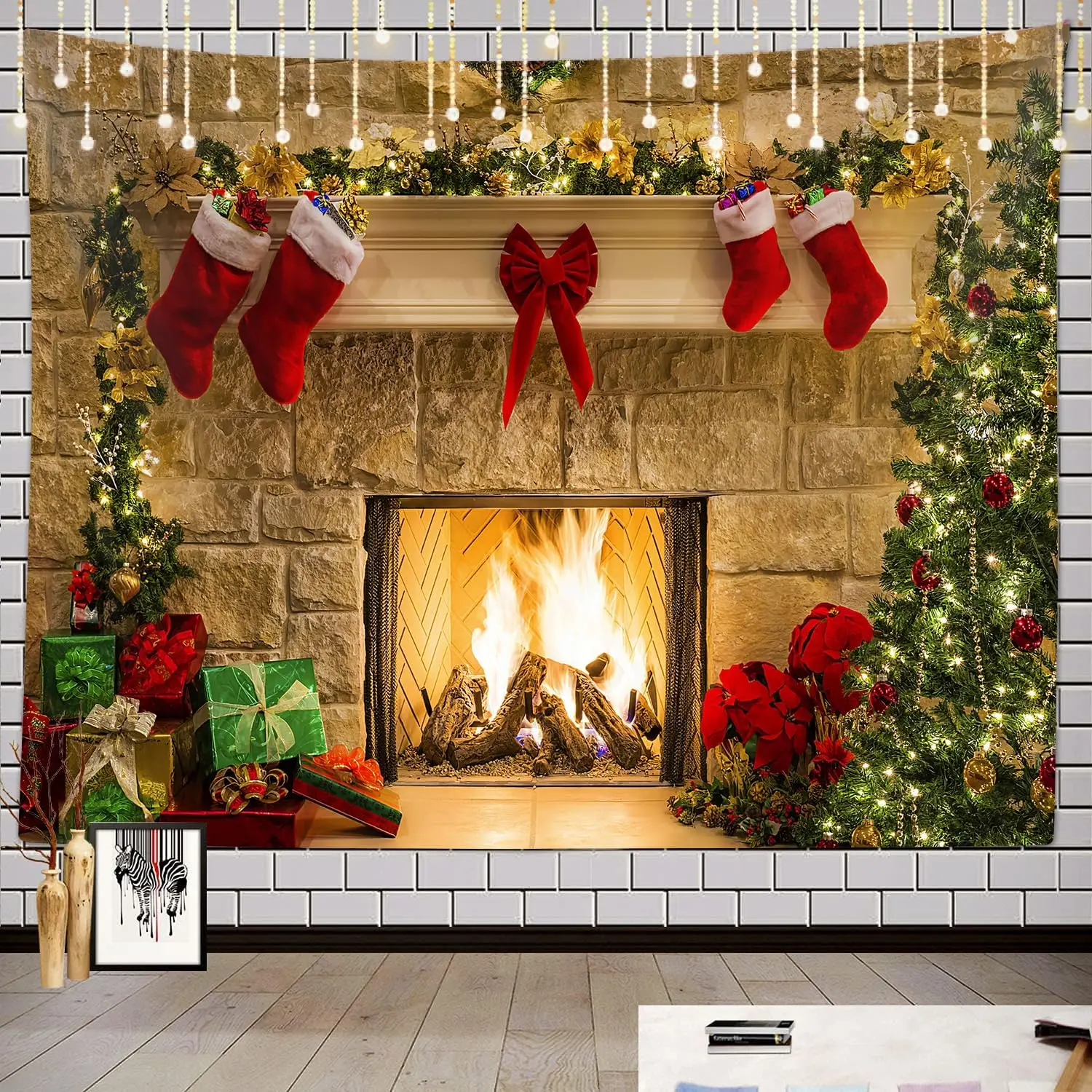 Christmas Tapestry Backdrop 4