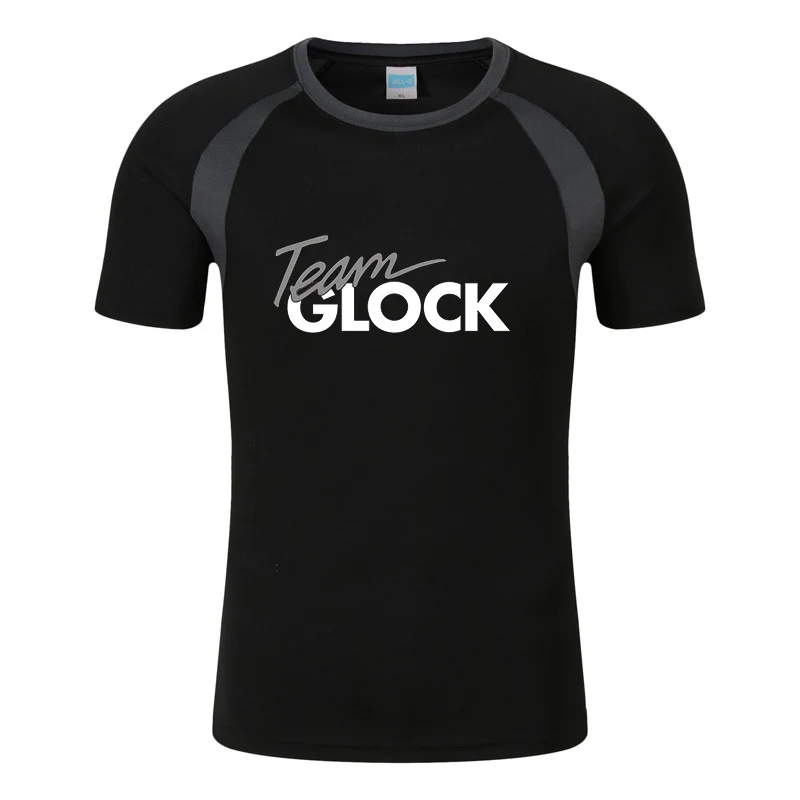 

Glock Perfection Shooting Print Men's Fashionable Summer T-shirt Cotton Raglan Short Sleeve Round Neck Streetwear Tops Clothing