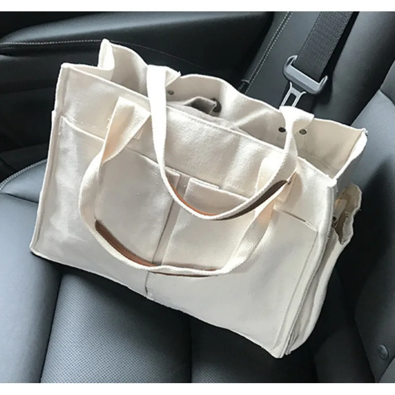 Bag Shoulder Capacity One Large Canvas Crossbody Handbags For Women Casual Multicolored High-Quality Messenger Versatile Luxury