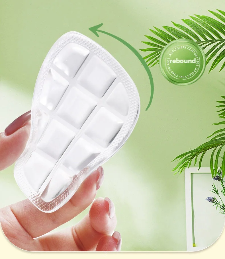 GEL Silicone Women's Metatarsal Cushion Shock-absorbing Footbed Anti-slip Forefoot Cushion Toe Insoles Pain Relief