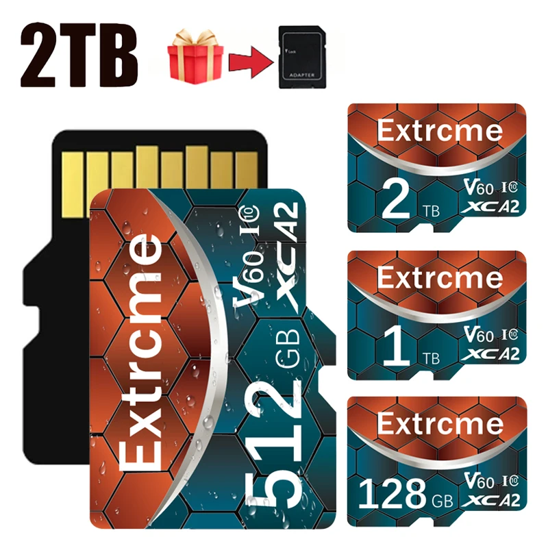 Scheda Di Memoria Originale Da 2Tb Tf Card 1Tb Mini Sd Card Ad Alta Velocità Micro Tf Sd Card Per Nintendo Switch Camera Drone Phone Memory Card