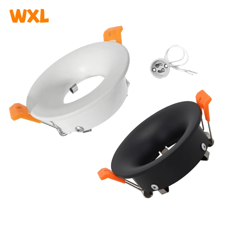 LED module MR16 anti-glare led spotlight fixture aluminum round square gu10 embedded led downlight frame
