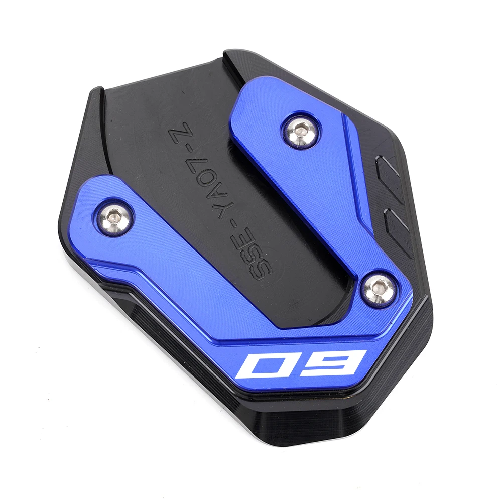Für YAMAHA MT07 MT09 MT 07 09 MT-07 MT-09 SP 2014-2024 2025 2026 CNC Motorrad Seitenständer Verlängerungsplatte – Detail 10