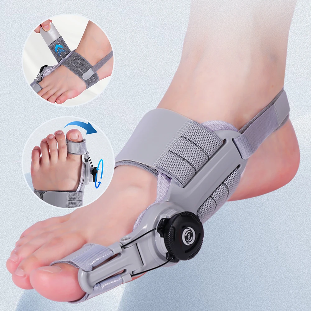 

Bunion Corrector Unisex Foot Hallux Valgus Braces Rotatable Toe Separator Straightener Adjustable Pedicure Finger Toe Corrector