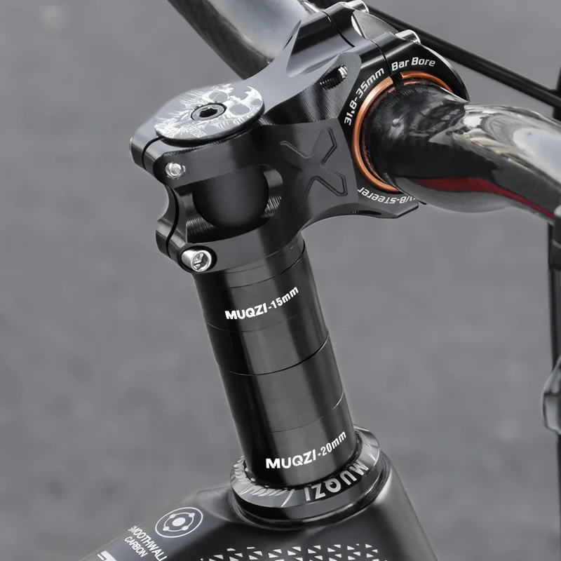 Headset Washer 11PCS 2/3/5/10/15/20mm Aluminium Alloy Washer 28.6mm Fork Tube Spacer MTB Stem Spacer Bicycle Accessories