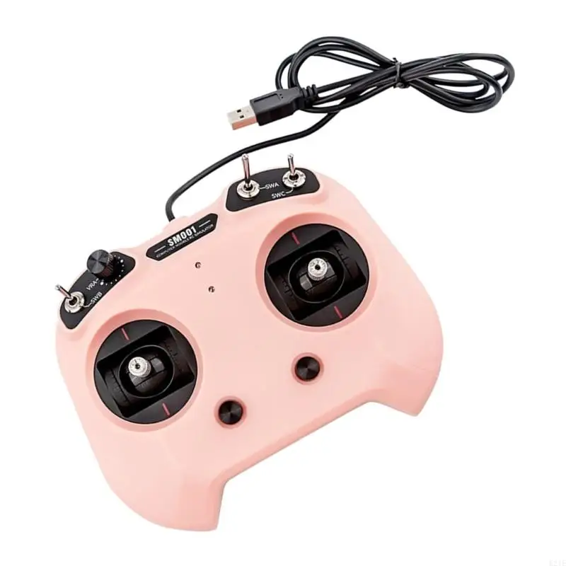 E21E SM001 Simulator Remote Control Aircraft Remote with 8CH for Precise Control for Traversing Machines