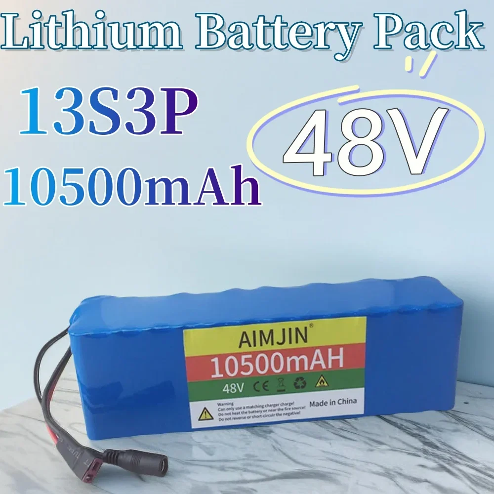 

48V 10500mAh 13S3P Lithium Ion Battery Pack is suitable for various electronic and transportation devices