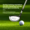 Golf Impact Tape Labels 125Pcs Golf Club Impact Stickers for Woods Analysis Golf Training Aids for Swing Practice 6