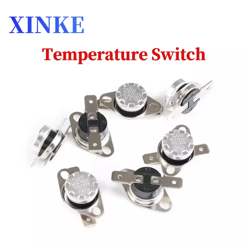 

KSD301 0C-350C Degree 10A 250V Normally Closed Open Temperature Switch Thermostat 95 55 60 250 70 180 130 300