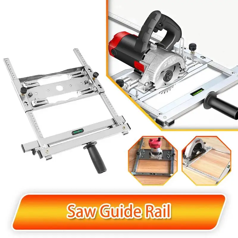 Woodworking Edge Guide Electricity Circular Saw Edge Guide Cutting Tool Trimmer Machine Stainless Steel Positioning Frame Tool