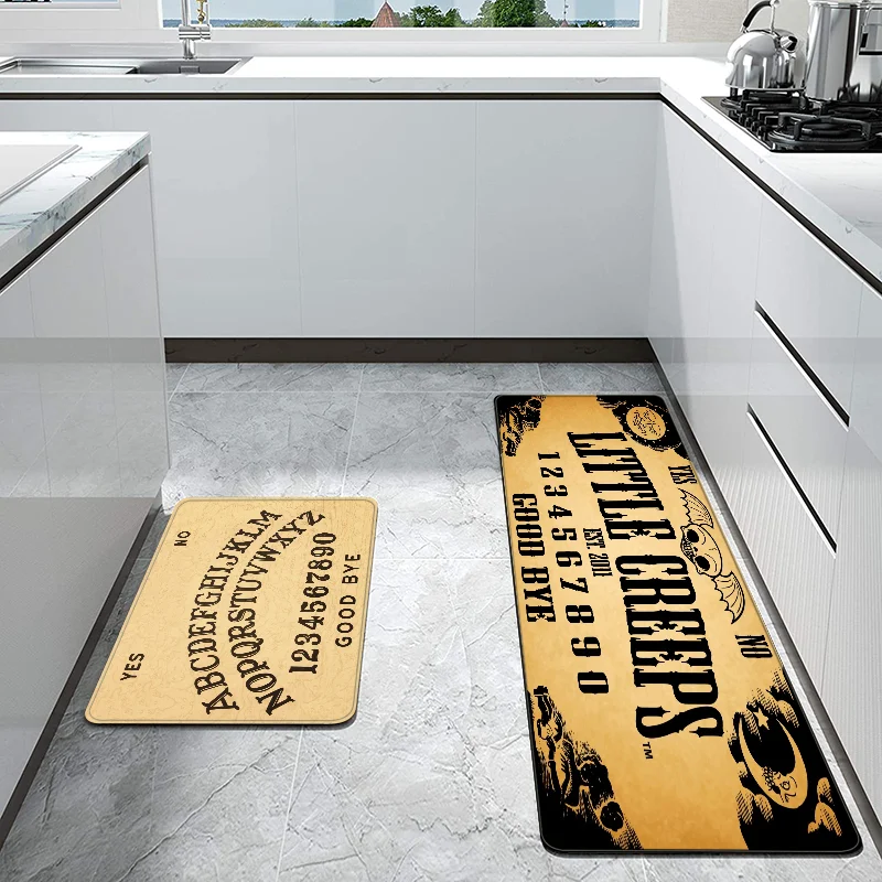 

Ouija Board Door Mate For Kitchen Bathroom Mat Rugs Living Room Bedroom Carpet Lounge Rug Home Bath Entrance the Doormat Textile