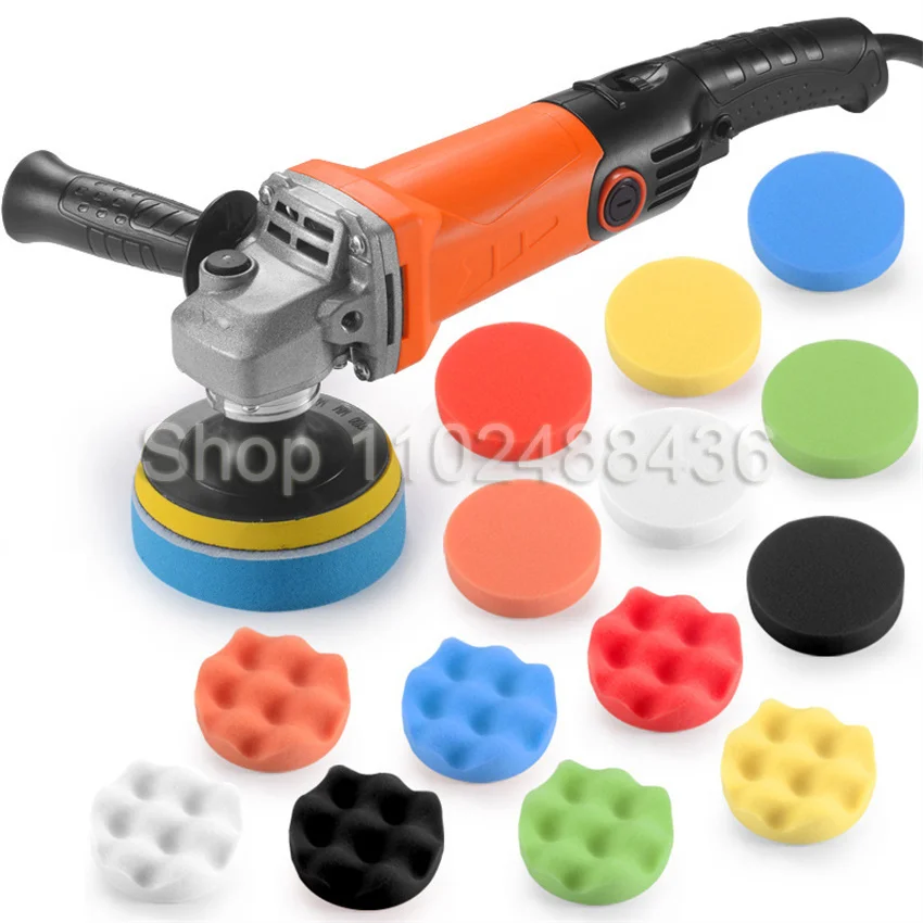 1200W 220V Adjustable Speed Car Electric Polisher Waxing Machine Automobile Furniture Polishing Tool With EU plug