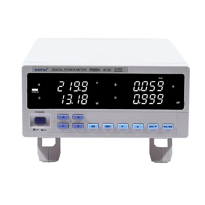 

PM9804 High-accuracy Bench TRMS AC/DC Voltage Current Power Factor & Meter Tester Analyzer Alarm