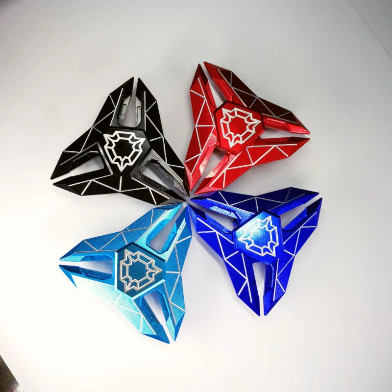 

EDC Fingertip Gyroscope Rotation Finger Triangle Alloy Adult Desktop Alleviates restlessness Creative Metal Toys Gift for Boys