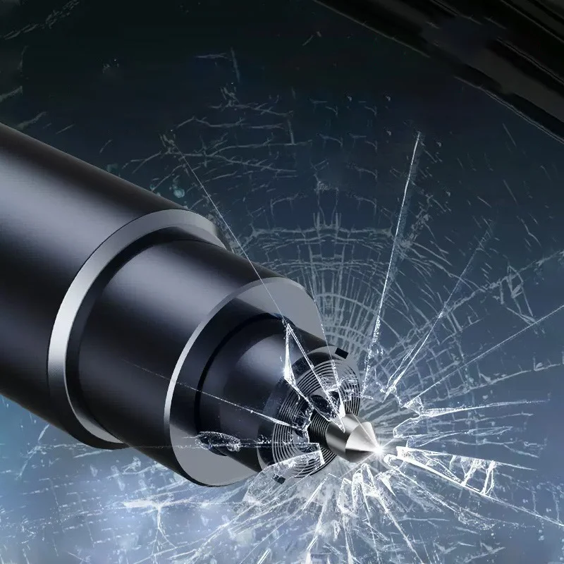 car safety hammer safety hammer window breaker 2 In1 Car Safety Hammer Emergency Glass Breaker High Hardness Tungsten Steel Seat Belt Cutter Rescue Tool Car Accessories