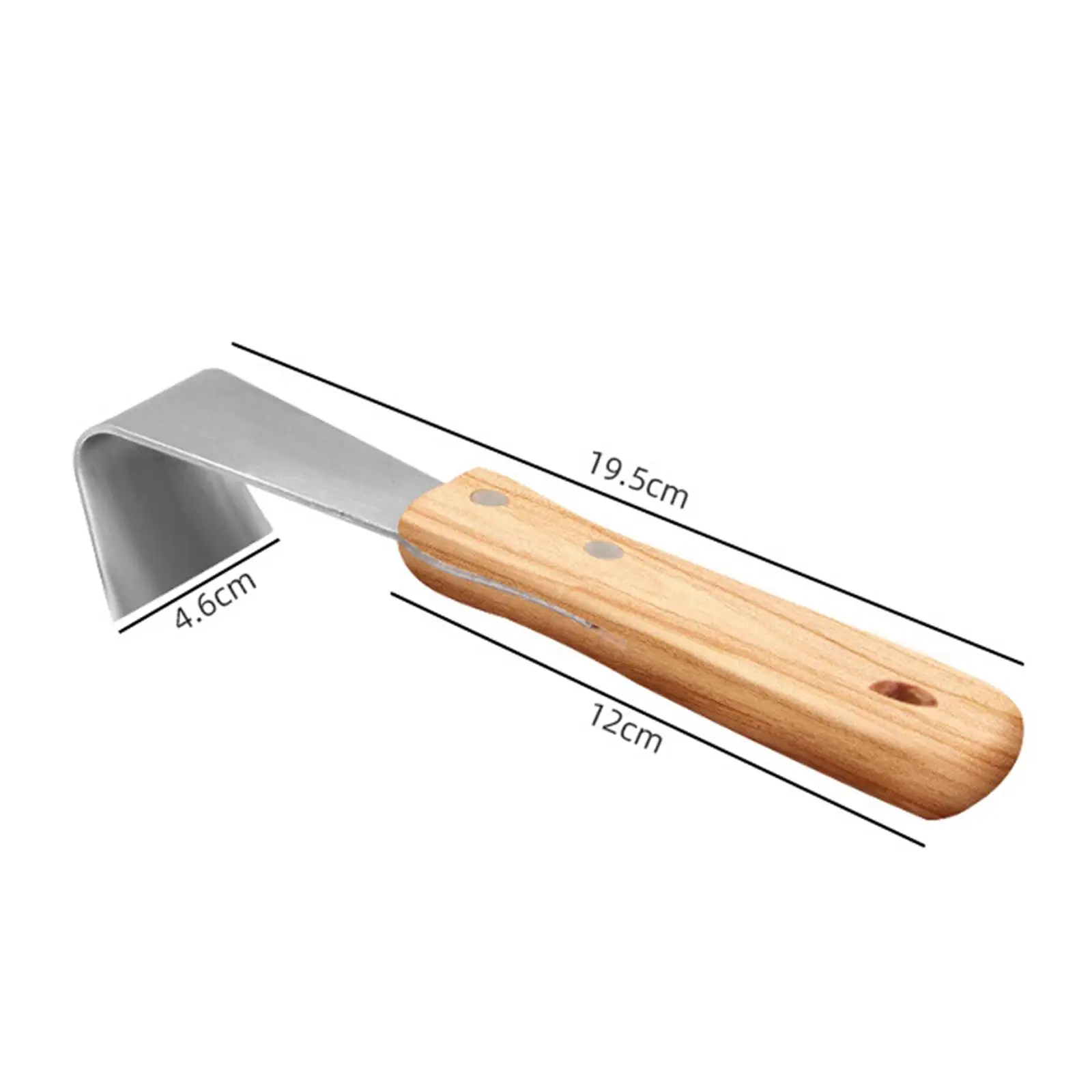 Bark Scraper Lightweight Crack Weeder Stainless Steel Woodworking Tool Multipurpose Bark Removal Tool Wood Handle Scraper putty knife scraper,wall scraper,paint scraper