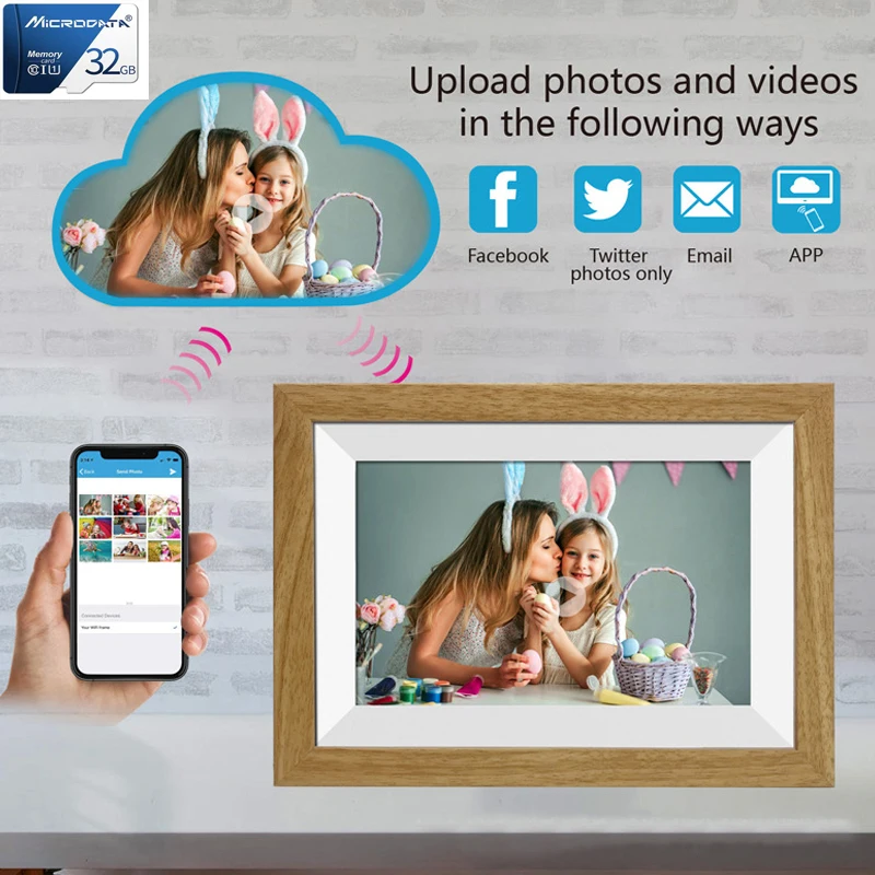 10 1 Polegada Wifi Nuvem Digital Photo Frame Ios Android App Remoto 10-1-polegada-wifi-nuvem-digital-photo-frame-ios-android-app-remoto
