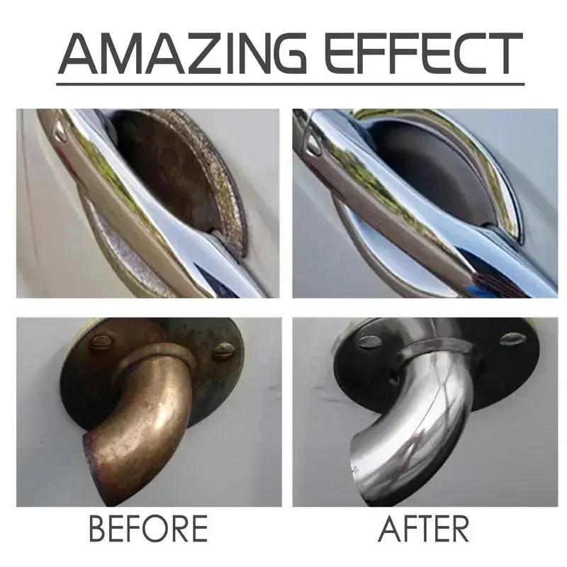 30ML Multi Purpose Rust Remover Spray Car Anti-Rust Chassis Rust Converter Metal Surface Chrome Paintar Auto Clean Repair