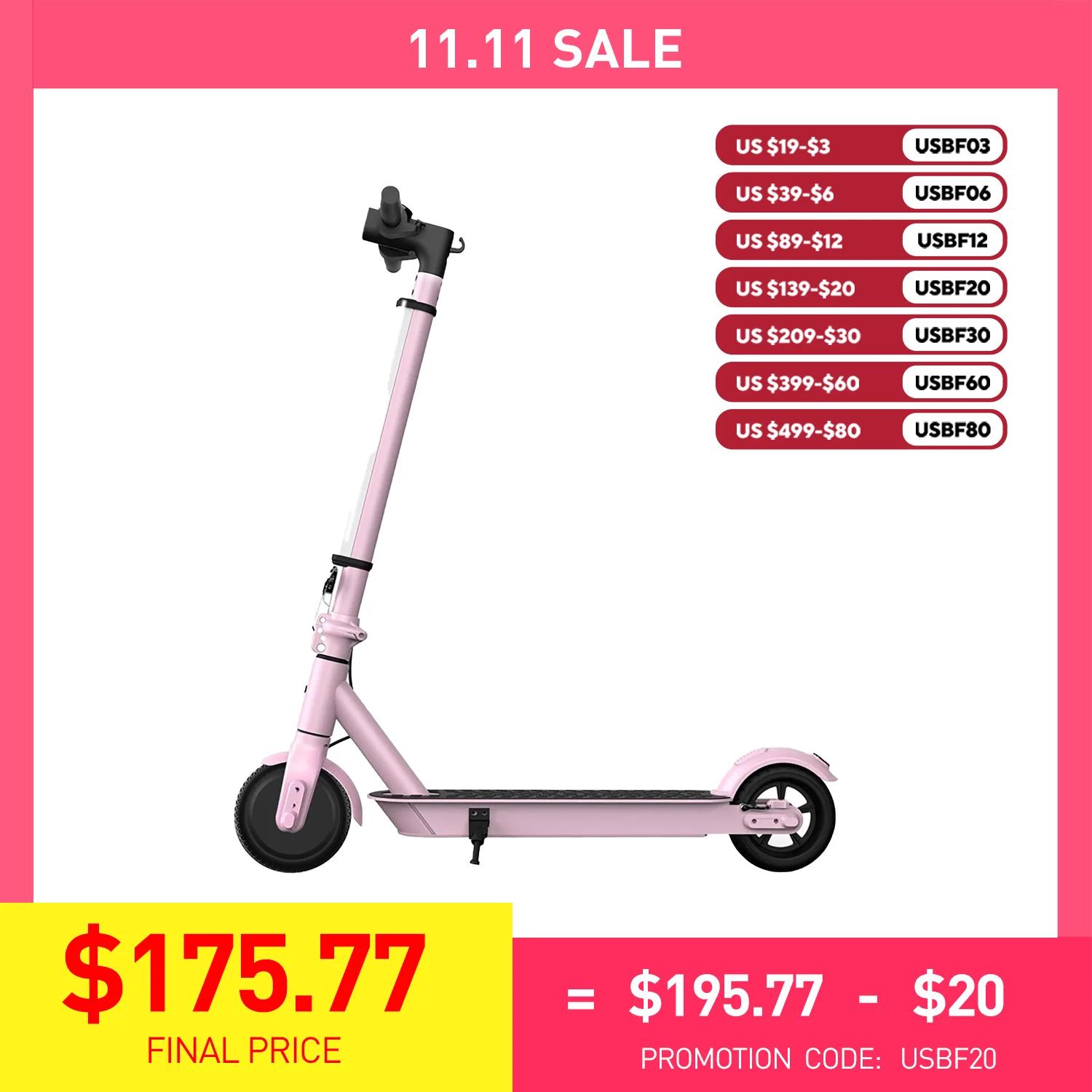 HIBOY 6.5" Solid Tires-Up to 10.6 Miles Long-Range & 13 MPH Portable Folding Commuting Scooter for Teens/Adults