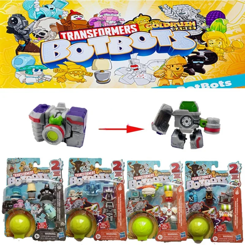 Original Hasbro Transformers Botbots Anime Figurine Robot Dolls Action Figure Models Boys Girls Toys Gift action figure,cartoon toys