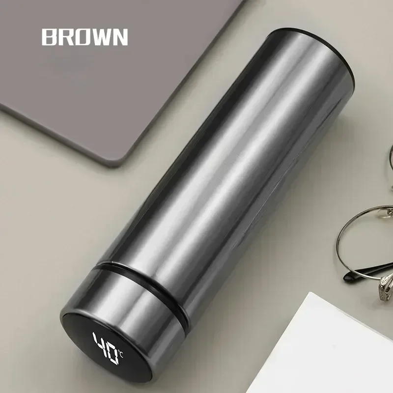 Thermos Isotherme 300 Ml Acier Inox – Avec écran LCD Température, Bouteille Isotherme