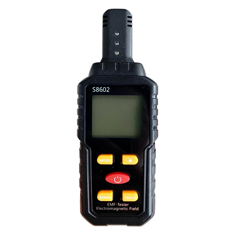 3-In-1 Counter Geiger EMF Meter Electromagnetic Radiation Frequency Meter Magnetic Field Radiation Detector Temperature Measure