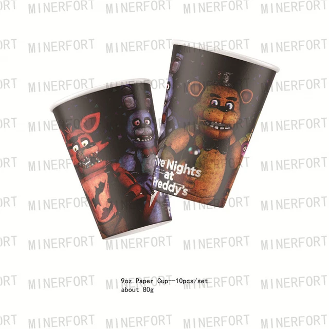 FNAF Five Nights At Freddy´s Party Theme Halloween Decor Disposable Birthday  Party Tableware Digital Balloon Background Supplie - AliExpress