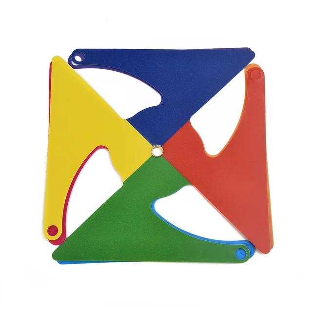 1Db Műanyag Szélmalom Kerti Udvari Party Kültéri Szél Fonó Díszítő Gyep Dekoracion Gyerekek Játékok - Image 5