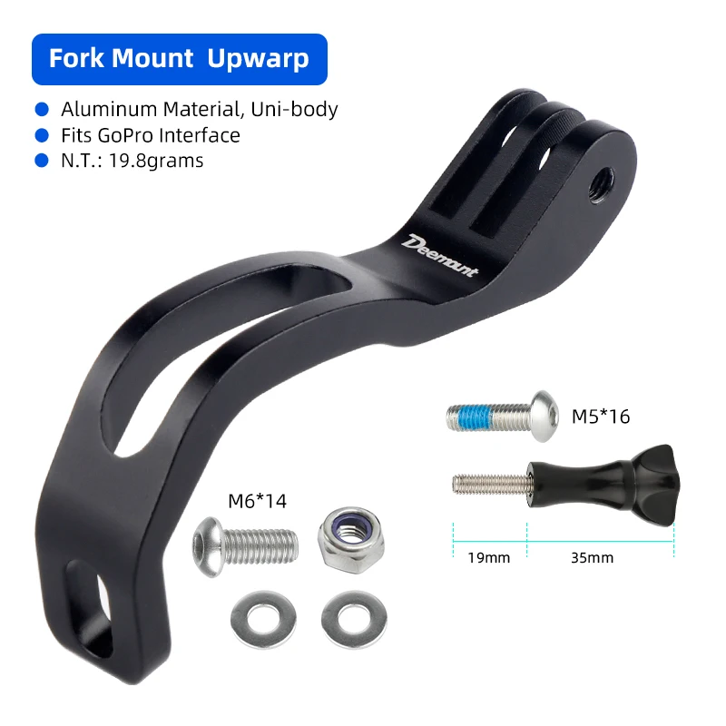 CNC-Machined Bicycle Front Light & Camera Holder
