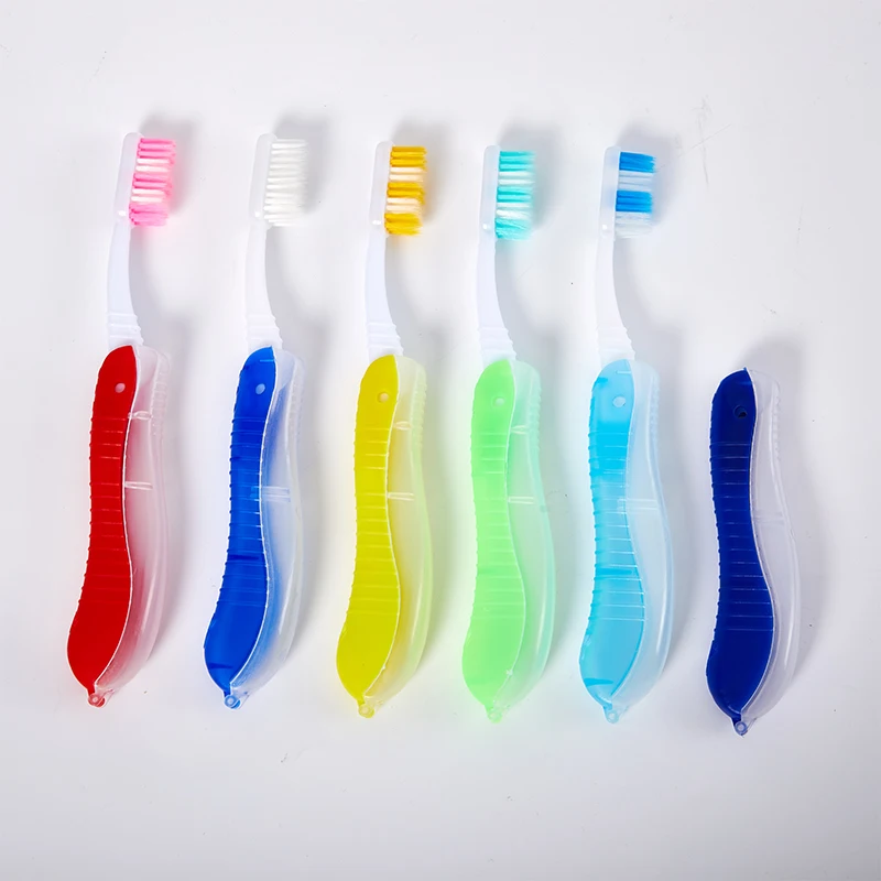 Hygiene Oral Portable Disposable Foldable Travel Camping Toothbrush Hiking Tooth Brush Tooth Cleaning Tools Folding Toothbrush