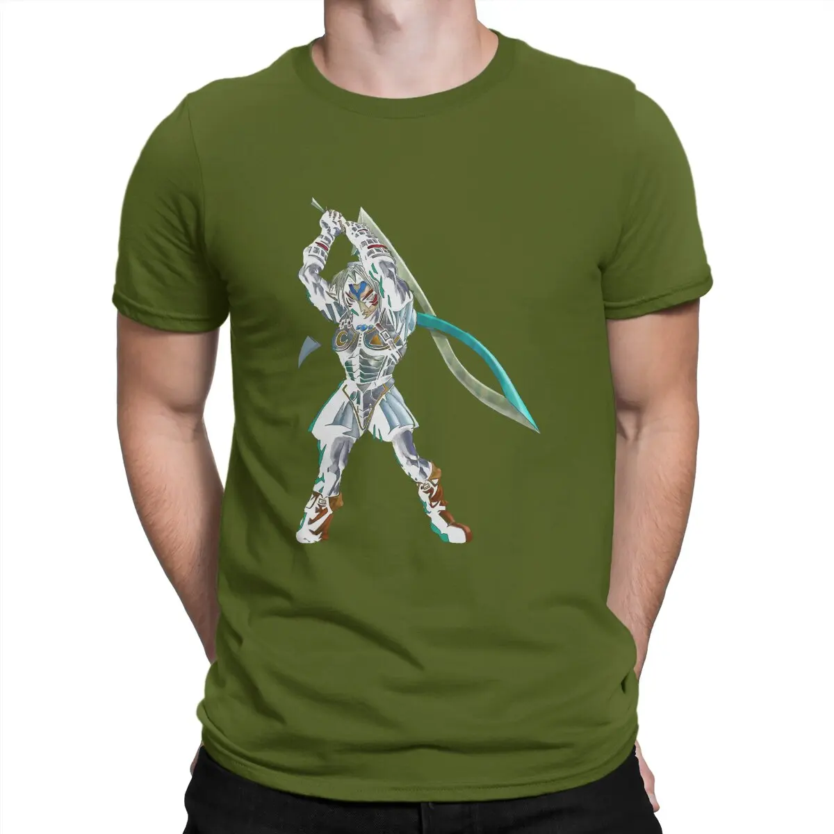 thumbnail image 1 of Camiseta Z-Zelda más nueva para hombre, camiseta de cuello redondo con máscara de Majora's Deity Fierce, regalo personalizado, ropa urbana, 1 of 7