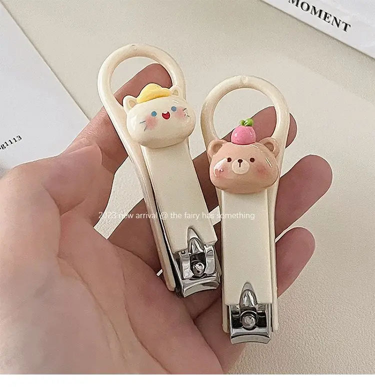 Description Picture 2 of itemNew Cute Bear Nail Clippers for Girl Women Boy Heart Portable Children's Nail Clippers Clippers Trimmers Nail Art Tool Wholesale
