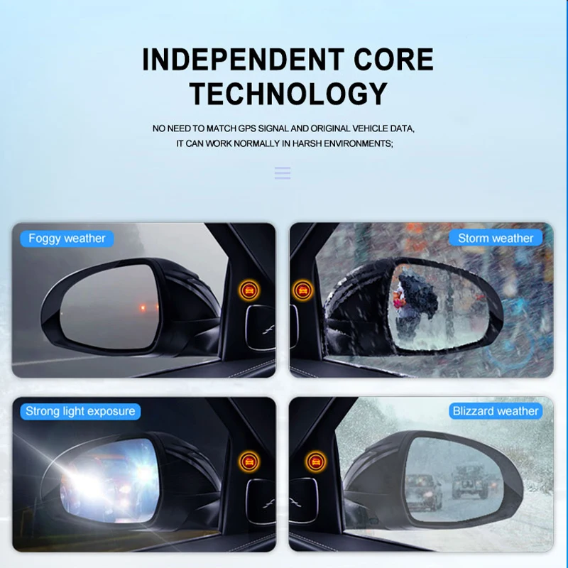 77GHZ Universal Car Safe Driving Assist BSD BSM 77GHZ blind spot detection system lane change assist Security Warning sensor