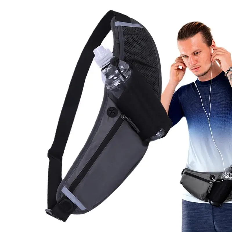 

Unisex Sports Water Bottle Hip Waist Pack Waterproof Running Climbing Money Waist Bag Mobile Phone Bag Motorcycle Fanny Pack