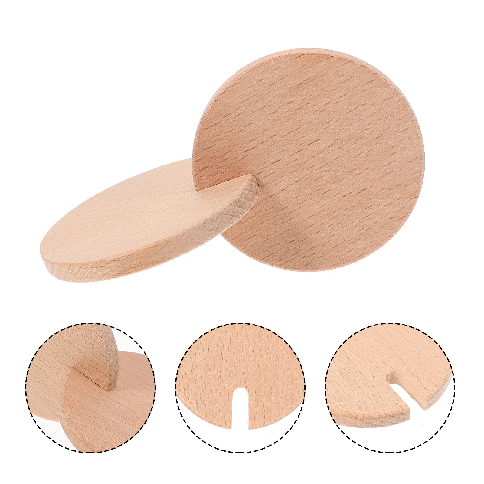 

Hand to Hand Discs Wooden Interlocking Discs Wood Teether Toys Finger Grasping Toys for Kids