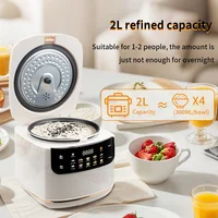 Electric Rice Cooker Smart 2L Automatic Multifunction Rice Cooking Machine Non-stick Liner for Food Warmer Household Rice Cooke 3