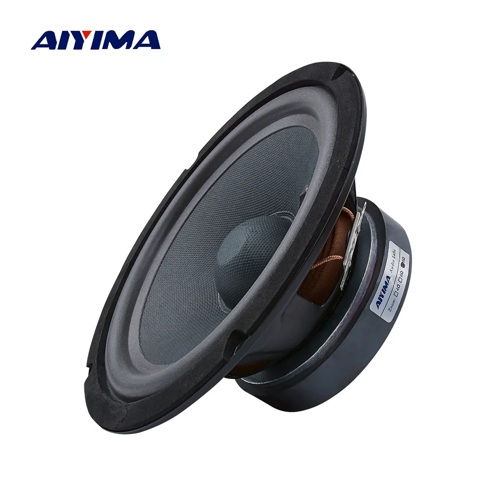 8 Inch Subwoofer Speaker 4 Ohm 80W Bass Audio Music Speakers Woofer Loudspeaker DIY For HIFI Home Sound Theater 1Pcs bass speaker hifi speaker